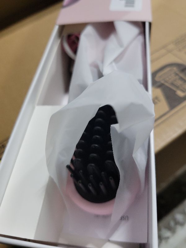 Photo 1 of 2025 Hair Straightener Brush Pale Pink