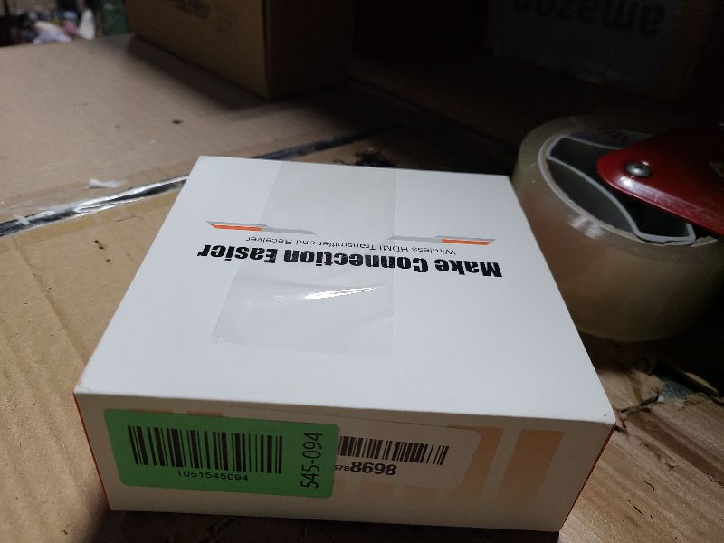 Photo 1 of 2025 Upgraded Wireless HDMI Transmitter and Receiver, LED Display, 4K Decode 1080P@60Hz Ultra HD Video Output, Plug&Play 5G+2.4G for Video and Audio to Monitor from PC/Projector/TV Box