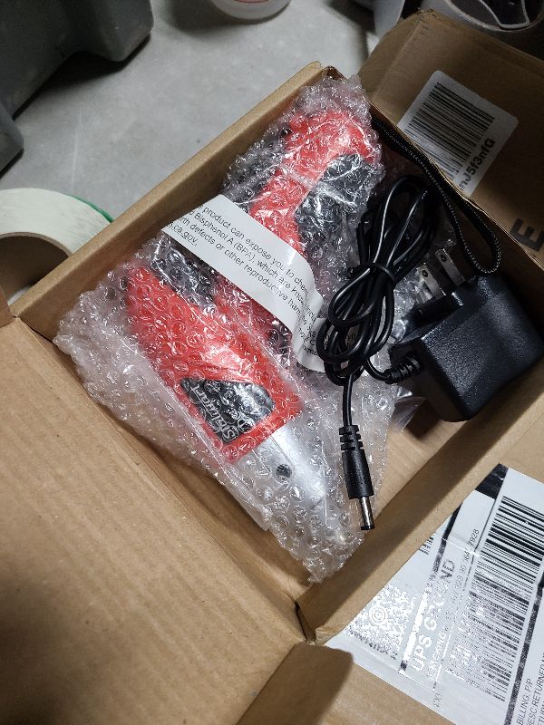 Photo 1 of 25-Piece Electric Screwdriver Set - Cordless Drill with LED Work Light, Automatic Spindle Lock, and Screw Driver Bits by Stalwart (Red)