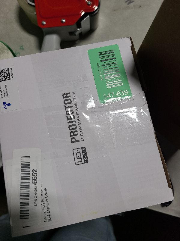 Photo 1 of [Electric Focus]Mini Portable Projector with 4K Support, Bluetooth 5.4 WIFI6, 5watt Sound Base Speaker, 260 ANSI, Android 11, 210° Rotation , Auto Keystone Correction Video Projector HY300 PLUS