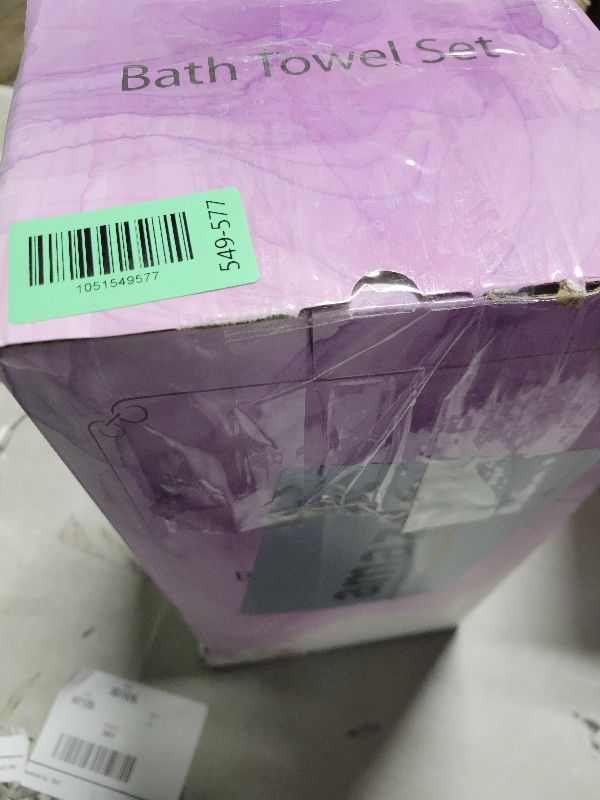 Photo 1 of 18 Piece Bath Towels Set,Soft Family Bathroom Towel Set with Hanging Loops-6 Bath Towels,6 Hand Towels,6 Washcloths,Highly Absorbent Quick Dry Shower Towel for Bathroom,Hotel,Spa-Navy Blue Towel Set