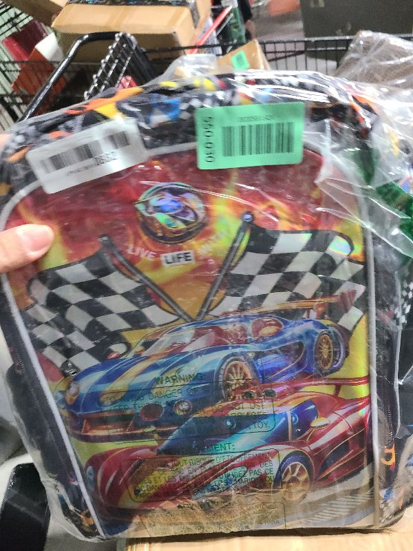 Photo 1 of 13" Cars Toddler Backpack for Boys, Kids School Bookbag for Preschool Kindergarten(Hot Wheels)