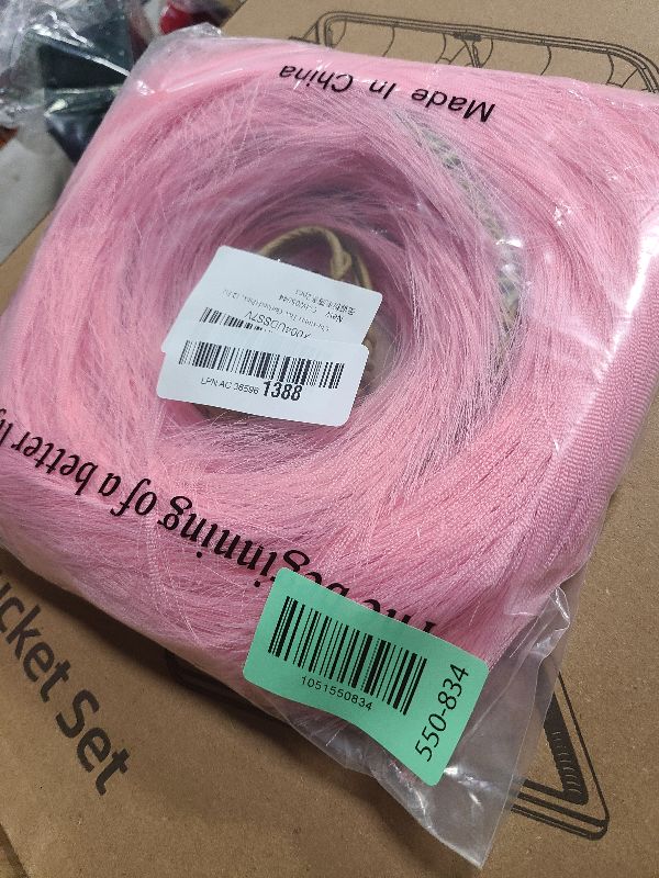 Photo 1 of 2 Pcs 12 Ft Christmas Tree Garland Decoration Pink Pampas Grass Garland Artificial Faux Fabric Feathers Wreath for Mantle Xmas Tree Home Farmhouse Christmas Holiday Party Supplies