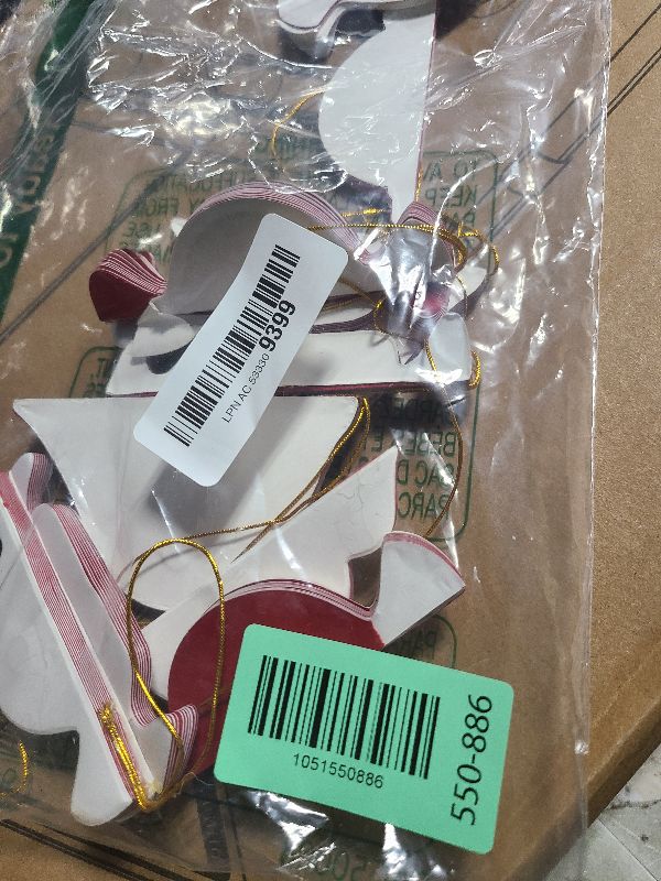 Photo 1 of 12Pcs Red and White Christmas Decorations, 3D Candy Paper Honeycomb Ornaments for Tree, Decorative Hanging Ornaments Craft Balls Honeycomb Lanterns for Xmas Tree New Year Holiday Party Home Decor