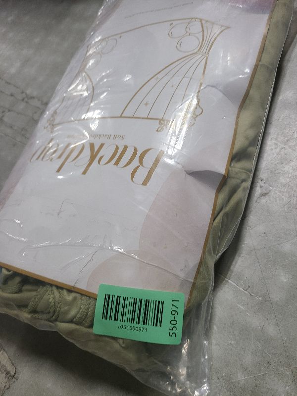 Photo 1 of 10 ft x 10 ft Wrinkle Free Sage Green Backdrop Curtain for Parties, Thick Green Polyester Photo Backdrop Drapes for Baby Shower Wedding Engagement Birthday Party Backdrop Stand,5ft x 10ft 2 Panels