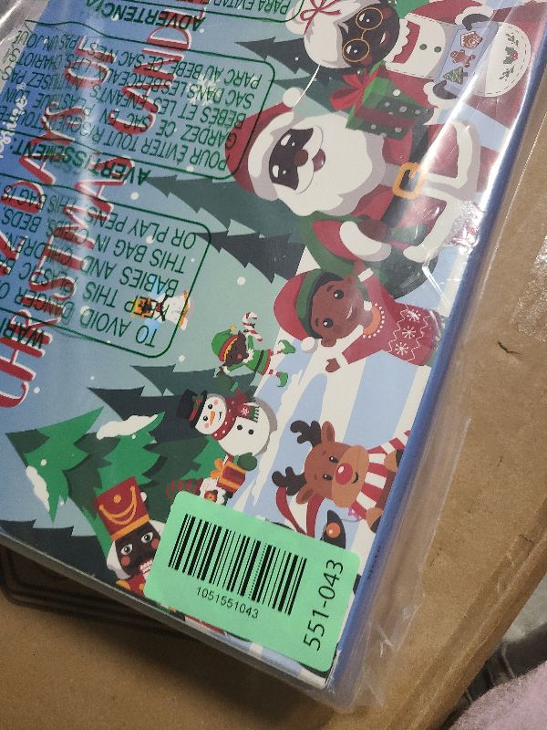 Photo 1 of 12 Days Christmas Advent Calendar 2025 Scented Candles Gift for Women Adults Soy Wax Jar Candles Christmas Countdown Gifts Holiday Indoor Home Decoration Black Santa Claus African American Decor