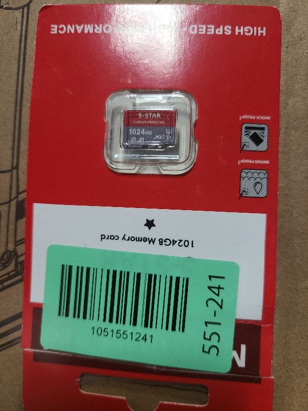 Photo 1 of 5-Star Compatible High Yield 1 TB Class 10 Micro SD