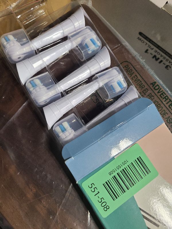 Photo 1 of 12 PCS IO Replacement Heads Compatible with Oral b IO 2/3/4/5/6/7/8/9/10 Series Electric Toothbrush, Brush Heads Refills Compatible with Oral B IO (White)