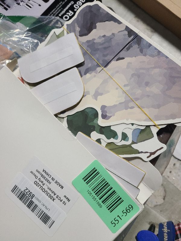 Photo 1 of 10 PCS Adventure Awaits Party Decorations Camping Table Toppers Let The Adventure Begin Centerpieces Happy Camper Honeycomb Balls Camping Honeycomb for True North Vbs Baby Shower Birthday Party Decor