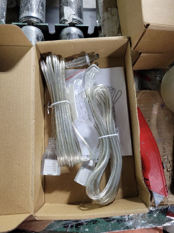 Photo 1 of 2 Pack 10FT Clear Extension Cord Indoor Thin, Invisible Extension Cord with UL-Certified, 2x18 AWG Male to Female Transparent Power Cable, 250V 10A 2 Prong Clear Line Cable for Light Fixtures