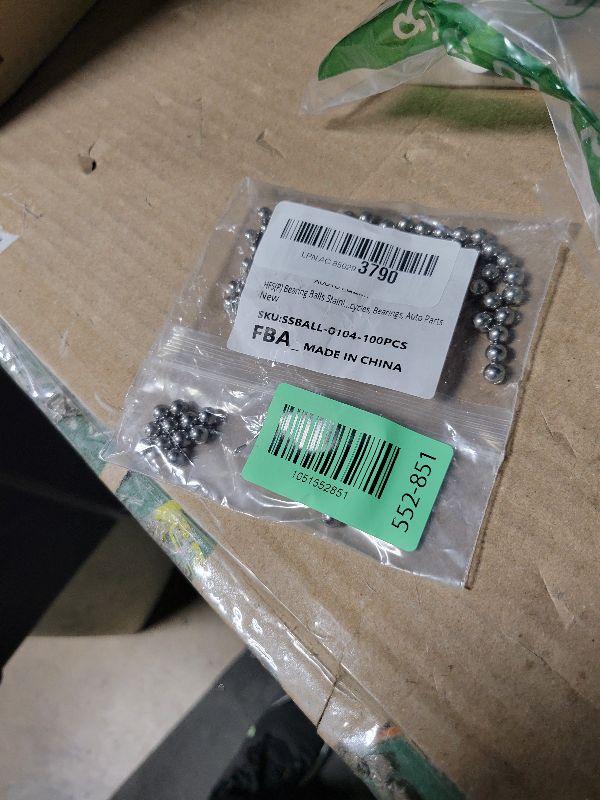 Photo 1 of HFS(R) Bearing Balls Stainless Steel 304 100 Pieces 1/4" for Bicycles, Bearings, Auto Parts