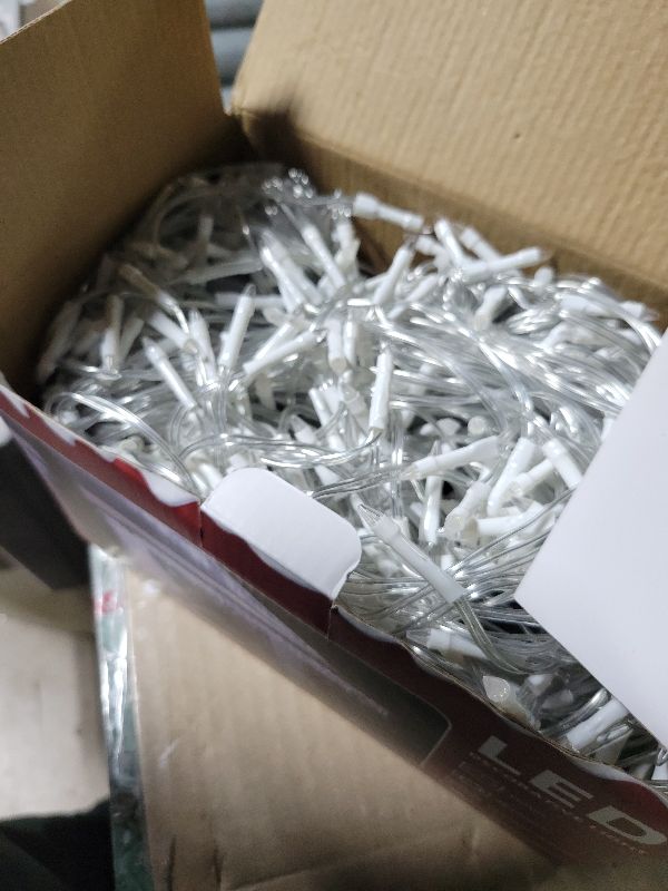 Photo 1 of 810 LED Christmas Lights with 180 Drops, 82ft 12 Modes Cool White Fairy String Lights with Timer Dimmable, Waterproof Twinkle Lights for Indoor Outdoor Holiday Wedding Party Eaves Christmas Decor