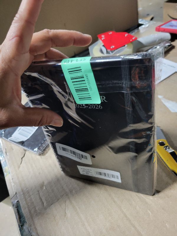 Photo 1 of 2026 Planner - Monthly Planner Runs January 2026 to December 2026, 6.25" x 8.25", 12 Monthly Tabs, 14 Notes Page, Inner Pocket, Flexible Cover with Twin-Wire Binding, Planners 2026, Black