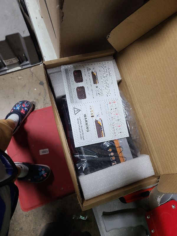 Photo 1 of 1500W Pure Sine Wave Inverter (3000W Peak), 12V/24V Auto-Detect, 50Hz/60Hz Switchable, LCD Display, Type-C Fast Charging, Silent Design, Overload & Overheat Protection for RV, Home