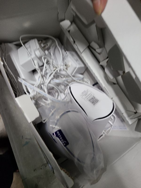 Photo 1 of NETGEAR Orbi 370 Series Dual-Band WiFi 7 Mesh Network System for Home (RBE374) - Wireless Router + 3 Extenders, Security Features, 5 Gbps, Covers 8,000 sq.ft., 70 Devices, 2.5GB Internet Port, BE5000