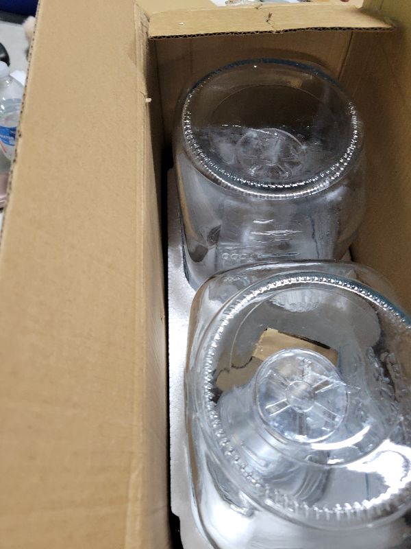 Photo 1 of 1.6 Gallon Glass Drink dispenser, 2 PCS Beverage Dispenser With Stand, Lemonade Dispenser with Stainless Steel Spigot,Drink Dispensers for Parties,Weddings, Picnic