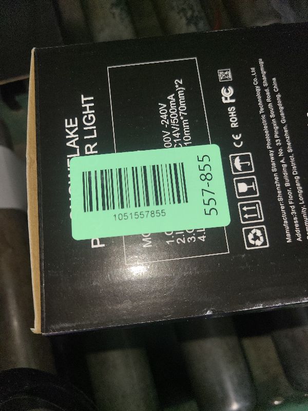 Photo 1 of 2025 Latest Snowflake Christmas Projector Lights Outdoor, Double Head Crystal-Clear Holiday Projector Outdoor with Timer, Snowfall LED Xmas Lights for House Outside Indoor Christmas Decorations