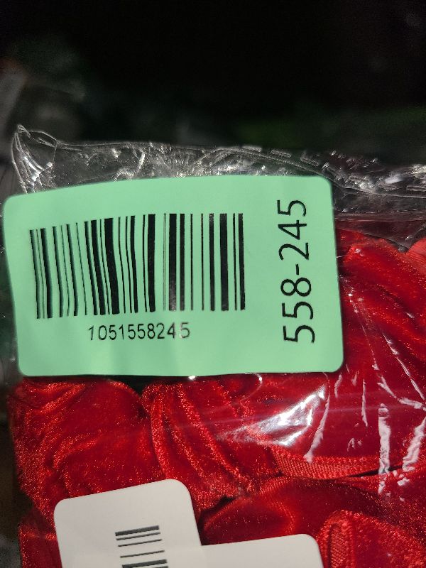 Photo 1 of 6Pcs Christmas Napkin Rings Bow Velvet Napkin Holders for Xmas Weddings Birthday Party Dinner Table Decoration