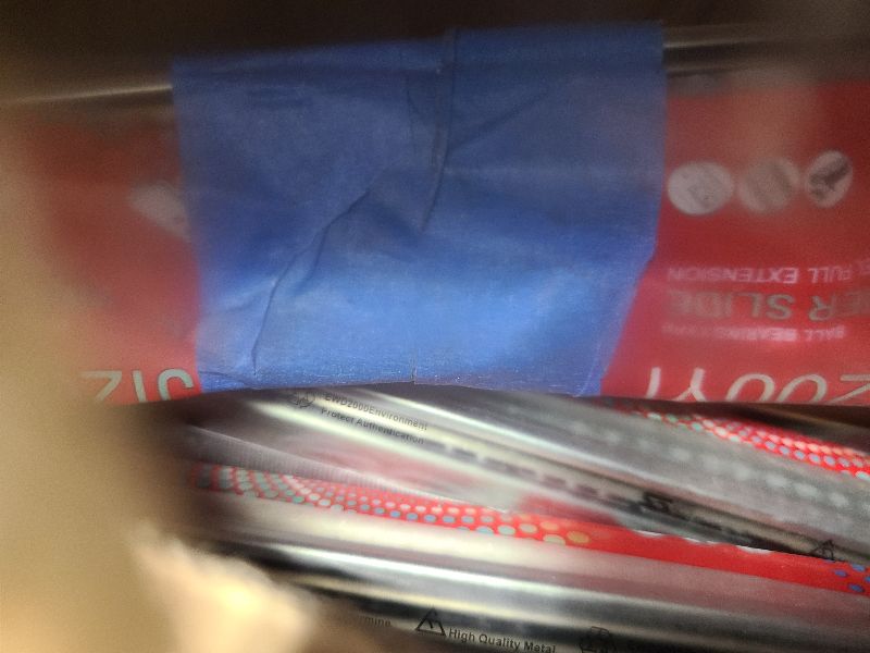 Photo 1 of 18 inch Drawer Slides 4 Pairs (8pcs) 3 fold Full Extension Side Mount Cabinet Drawer Glides 18" Silver Cabinet Rails for Dresser, Cabinet, Kitchen,Trash Can, Wardrobe 100 LB Capacity