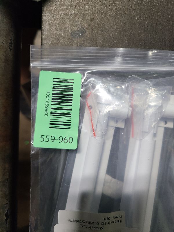 Photo 1 of 2 Pack 5 Inch Barrel Bolt Lock, Heavy Duty Slide Latch Lock, Security Sliding Latch Lock, Door Latch Lock Slide Bolt, White