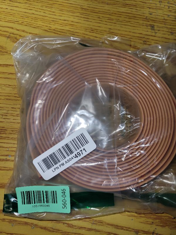 Photo 1 of 16.4Ft Floor Transition Strip Self Adhesive Vinyl Cover Floor Strip Flat Divider Transition Strip Wood Grain Design for Laminate Floor Gaps and Doorway Transitions (16.4Ft x 2 Inch, Light Brown)