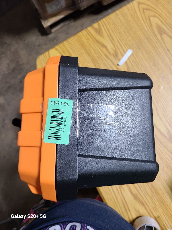 Photo 1 of 17-inch Tool Box with Removable Tray,Multipurpose Plastic Storage Box/Portable Tool Boxes/Art Craft Organizer, Three Small Parts Storage On The Lid