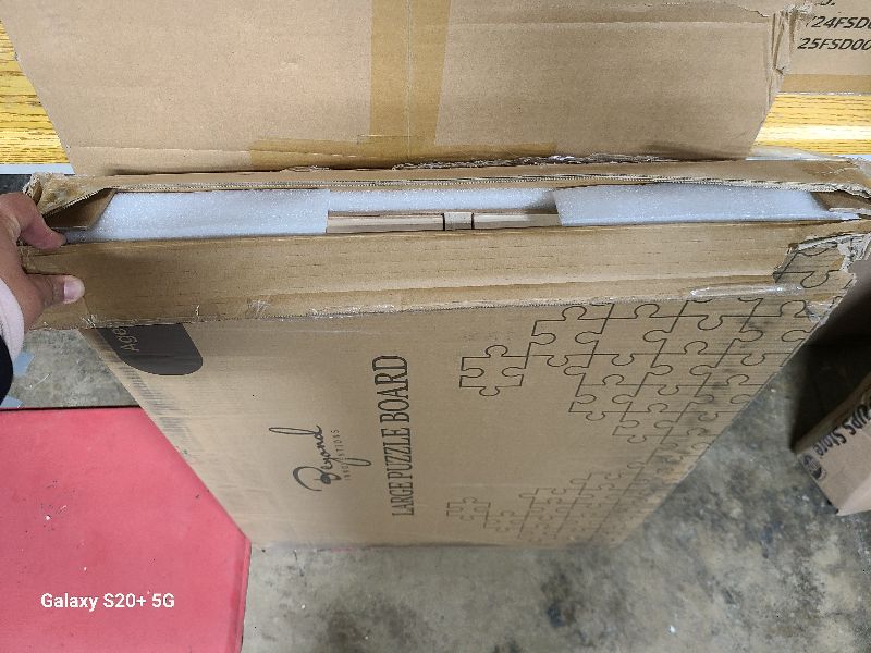 Photo 1 of 1000 Piece Rotating Puzzle Board with Drawers and Cover - 4 Drawers, Wooden Jigsaw Puzzle Table | 30” X 22”| Jigsaw Puzzle Board - Portable Puzzle Tables for Adults and Kids by Beyond Innoventions