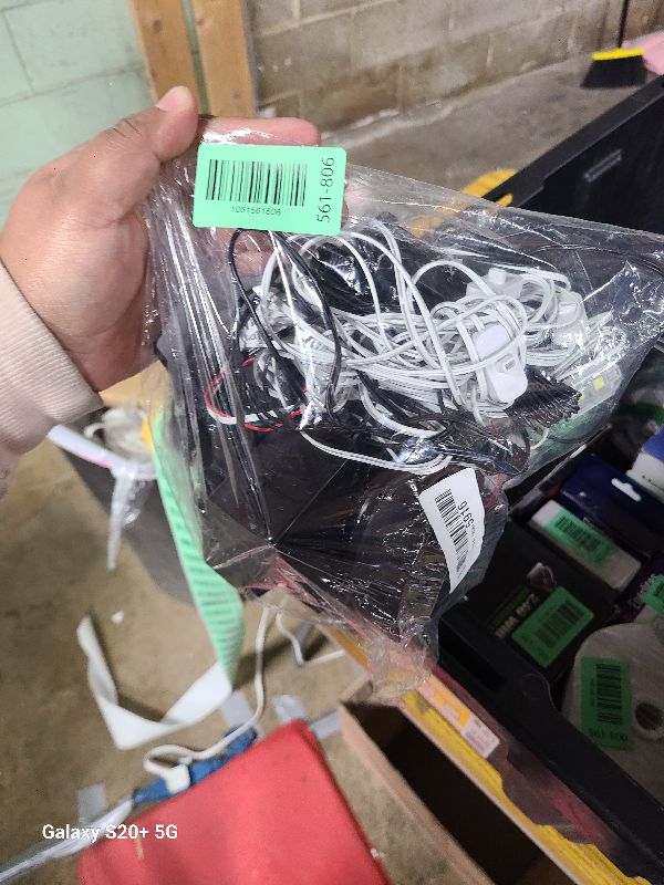 Photo 1 of 2-Pack Inflatable Fan Replacement, 1.5A Air Fan Blower with 2.0A Adapter and 5 LEDs Bulbs Light Strings for Halloween, Thanksgiving and Christmas Inflatables (IP68 Waterproof, 5.0 * 5.0'')