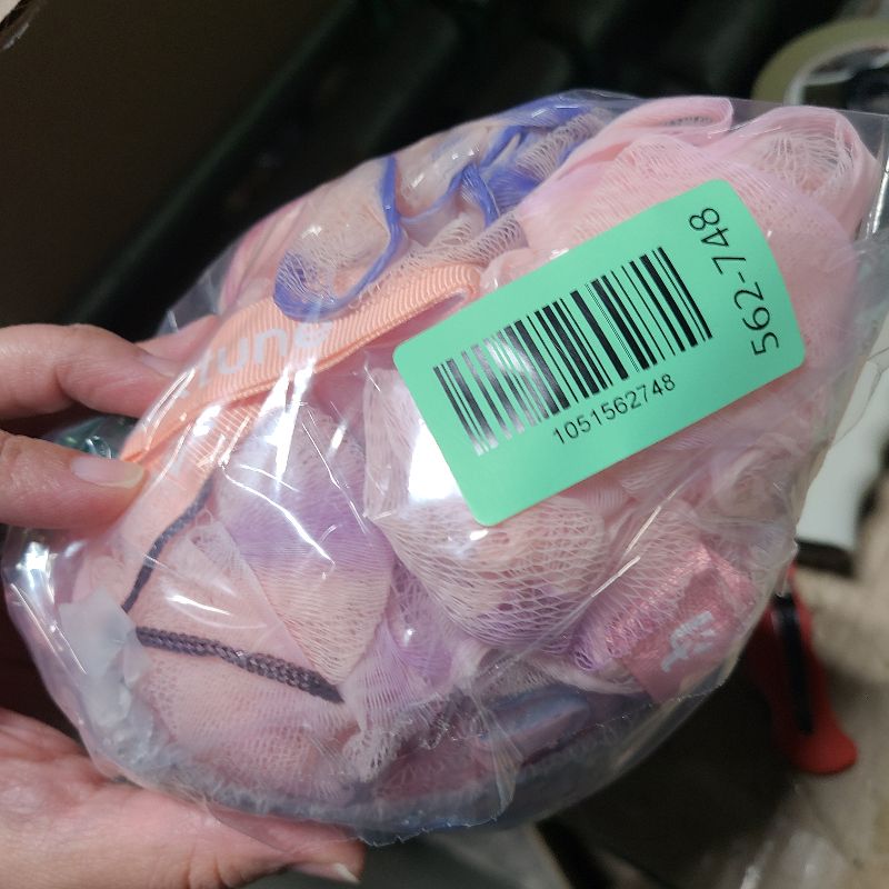 Photo 1 of 20 Pack Mini Shower Loofah Bath Sponge 20G, Soft Travel Size Nylon Mesh Puff for Body Wash, Loofah Shower Exfoliating Scrubber Pouf for Women and Men, Full Cleanse, Beauty Bathing Accessories