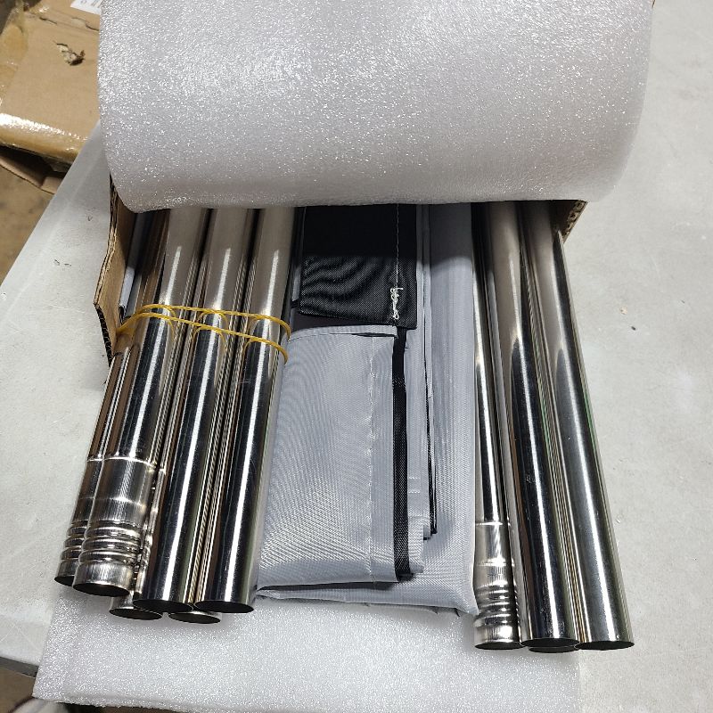 Photo 1 of 100-Inch Portable Projector Screen, XIAOHUI 16:9 Aspect Ratio, Non-Perforated Anti-Light, Easy Install,100% Polyester Professional Projector Screen Pull Down