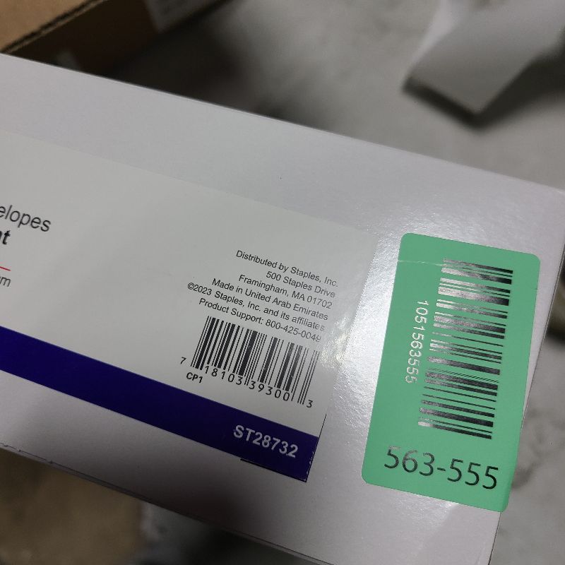 Photo 1 of #8 Double Window Security Check Envelopes, No.8 Double Window Bussiness Envelopes Designed for QuickBooks Checks - Computer Printed Checks - 3 5/8 X 8 11/16 (NOT for INVOICES) - 24 LB - 500 PACK