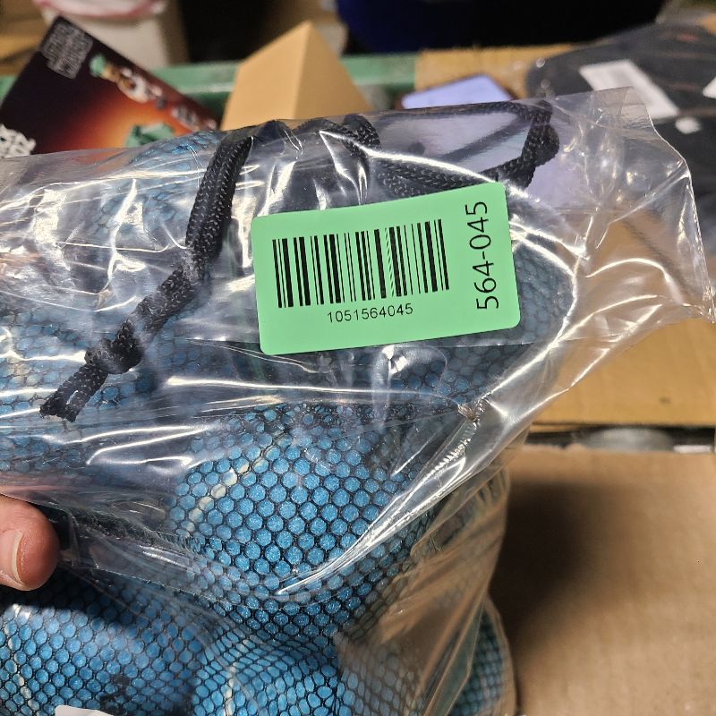 Photo 1 of 12 Packs Tennis Balls for Training and Pets, High Elasticity Practice Tennis Balls with Mesh Bag for Transport and Beginner Exercise, Durable Dog Playing Ball Set Multi-Pack Colored Balls Sky Blue