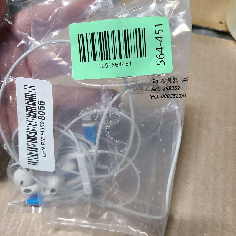 Photo 1 of 2 Pack Wired Headphones for iPhone Earbuds with Built-in Microphone & Volume Control Nosie Reduction Earphones Headsets Compatible with iPhone 14 13 12 11 Pro Max XS XR X 8 7, Support All iOS System