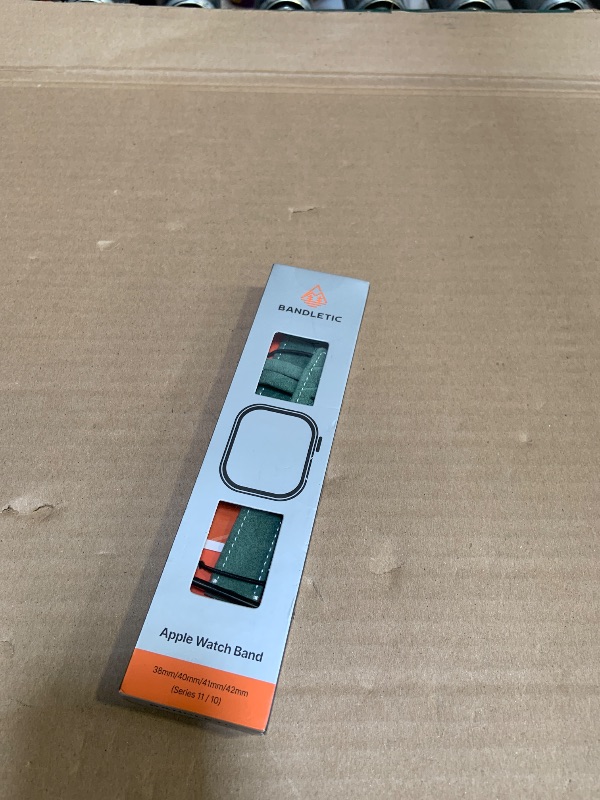 Photo 1 of Bandletic Suede Leather Band Compatible with Apple Watch Bands for Women 40mm 38mm 41mm 42mm Men, Soft Slim Breathable Replacement Strap for iWatch Series 11 10 SE 9 8 7 6 5 4 3 2 1, Pine Green