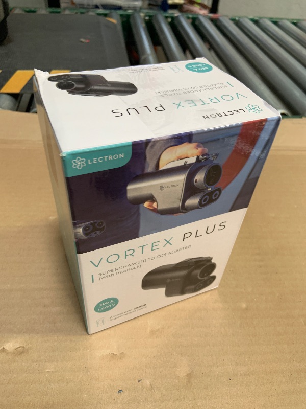 Photo 1 of Lectron NACS to CCS Electric Vehicle Adapter with Interlock - (500A/1,000V) - Compatible with Tesla Superchargers - CCS1 EV Fast Charging with Vortex Plus [Check Automaker for Compatibility] - UL 2252