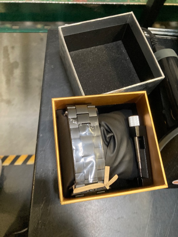 Photo 1 of FiNESTONE Titanium Band Compatible with Apple Watch Ultra 2/1 49mm, Series 10 46mm - Rugged Metal Strap Designed for Men & Durable Adjustable Strap for Big Wrists - Folding Clasp,Black