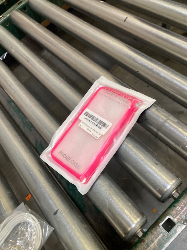 Photo 1 of SUPFINE Magnetic for iPhone 15 Pro Max Case (Compatible with MagSafe) (Military Grade Drop Protection) Slim Translucent Matte Shockproof with Anti-Fingerprint Phone Case,Hot Pink