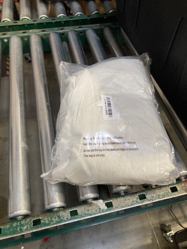 Photo 1 of PrinceDeco Primitive Textured 100% Blackout Curtains for Bedroom/Living Room Noise Reducing Window Treatment Curtain Drapes, Burlap Fabric with White Liner,Ivory, 52x84 Inch (2 Panels)