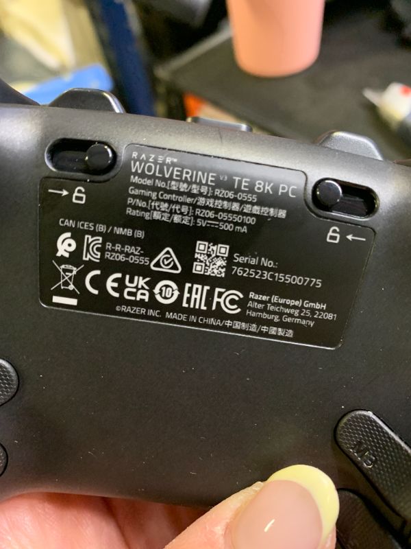 Photo 1 of Razer Wolverine V3 Tournament Edition 8K PC Wired Gaming Controller: 8000 Hz Polling Rate - TMR Thumbsticks w/Swappable Caps - Ergonomic Design - 6 Remappable Buttons - Fast Triggers - Black