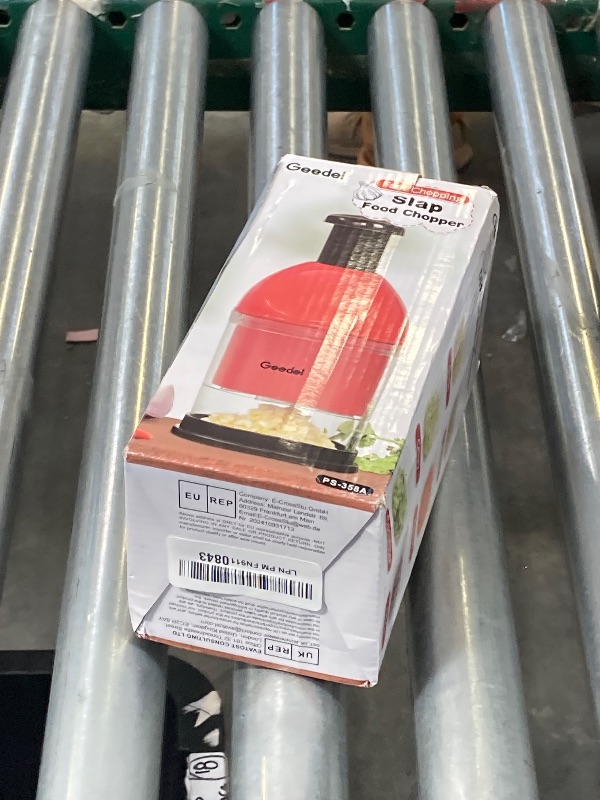 Photo 1 of Geedel Food Chopper, Easy to Clean Manual Hand Vegetable Chopper Dicer, Dishwasher Safe Slap Onion Chopper for Veggies Onions Garlic Nuts Salads