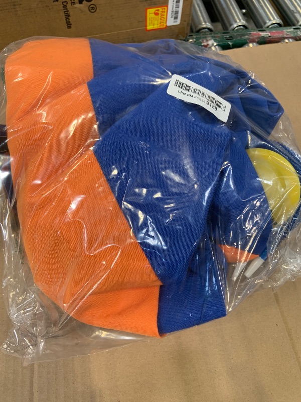 Photo 1 of 25 Inch Herding Ball for Dogs - Blue & Orange Two-Tone Color, Enhanced Bite-Resistant Herding Toy for Australian Shepherds, Border Collies, Durable Agility Training Ball for Medium & Large Breeds