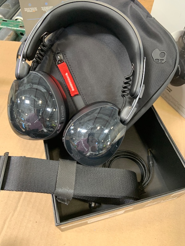 Photo 1 of Skullcandy Aviator 900 ANC Wireless Over-Ear Bluetooth Headphones, THX Spatial Audio with Head Tracking, Adaptive Noise Cancelling, Up to 60 Hours Battery, Microphone for iPhone Android - True Black