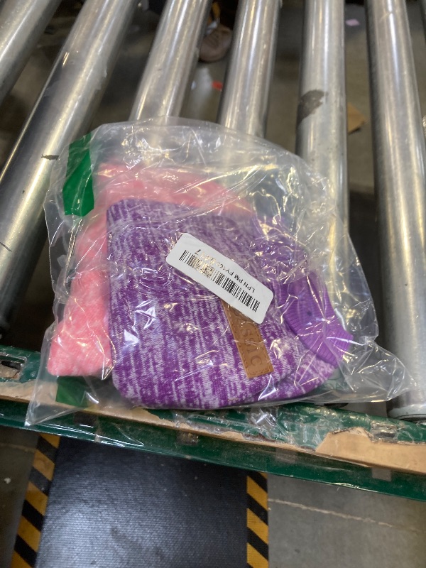 Photo 1 of 2 Pack Dog Sweaters for Small Dogs Girl Boy Fleece Puppy Sweater Warm Thick Pet Sweatshirt Winter Dog Clothes for Teacup Dog, Yorkie, Chihuahua, Pug, Cat,XXS,Pink Purple