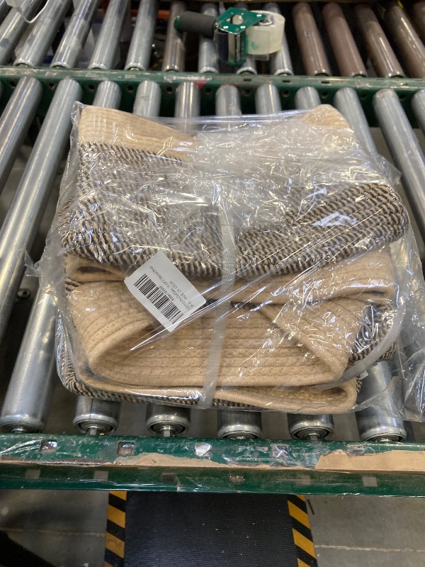 Photo 1 of SIXDOVE 4 Pack Storage Baskets for Organizing, Woven Baskets for Shelves - Perfect for Toys, Books, Towels, and Clothes, Durable Gift Basket Bins Toy Storage, 12.7''L x9''W x7.8''H, Black and Brown