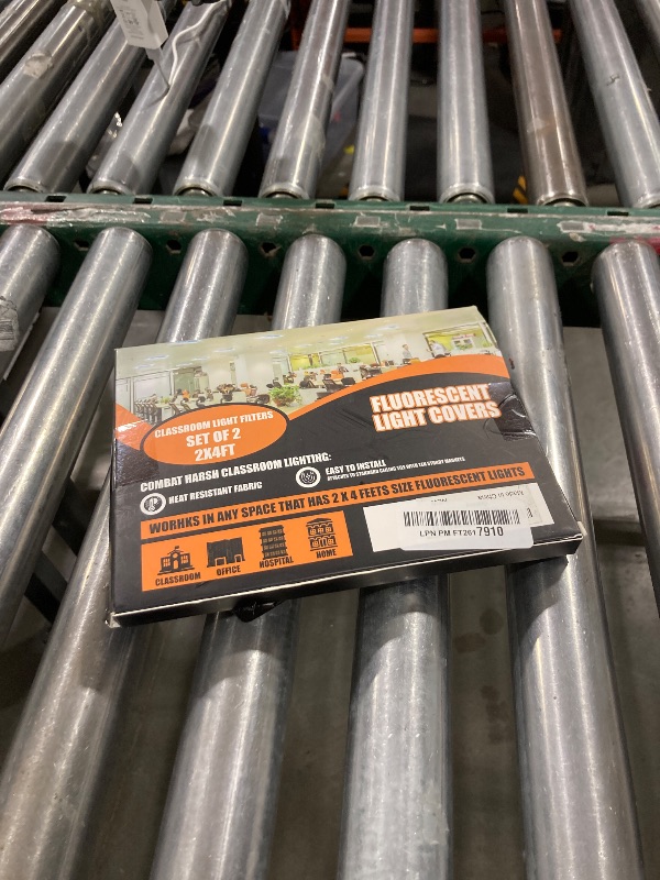 Photo 1 of ANGSYLTH 2 Pcs Fluorescent Light Covers - 4 x 2 Feet Covers for Ceiling Lights, Magnetic Light Filters for Classroom, Office, Hospitals, Home