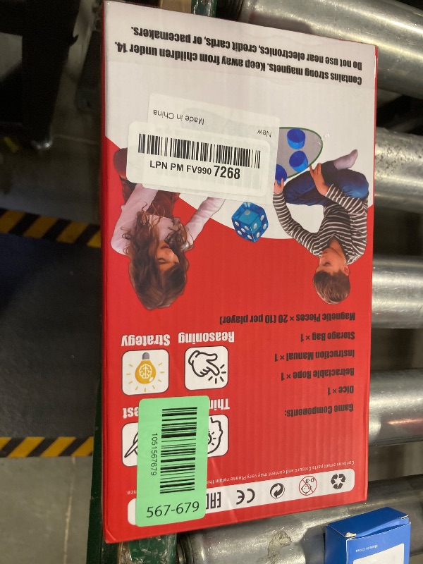 Photo 1 of Mowtential Magnetic Chess Game Set, Magnet Game with 20 Stones, 1 String, 1 Dice, 1 Storage Bag, Compact Travel Size Design, Strategic Board Game for 2 Player, Teenagers and Adults (Age 14+)