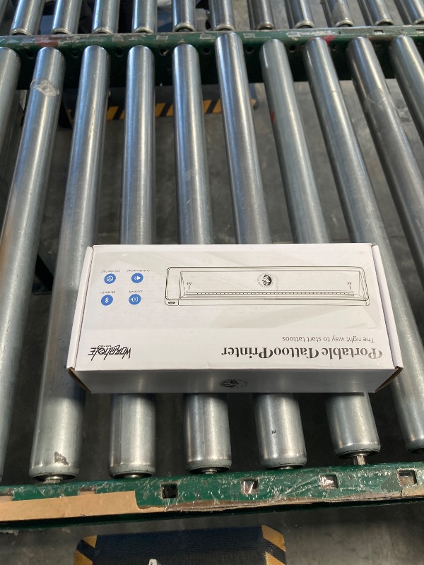 Photo 1 of Wormhole Tattoo Stencil Printer Wireless Bluetooth 2,500mAh Battery Portable Tattoo Printer Compatible with Phone & PC for Artists and Beginners - Dark Gray