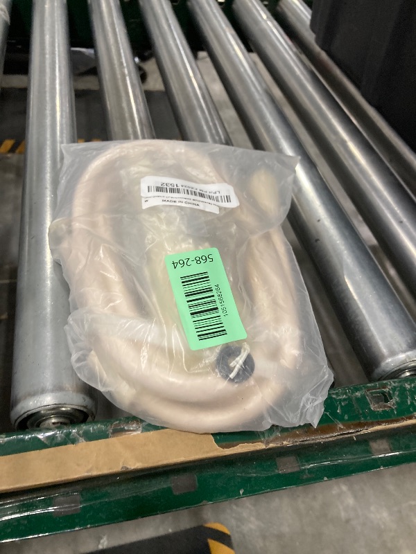 Photo 1 of RV Shower Replacement Shower Head with Hose & Guide Ring & Shower Holder Non-Metallic Hand-Held Shower Set White/Black (Parchment Showers)