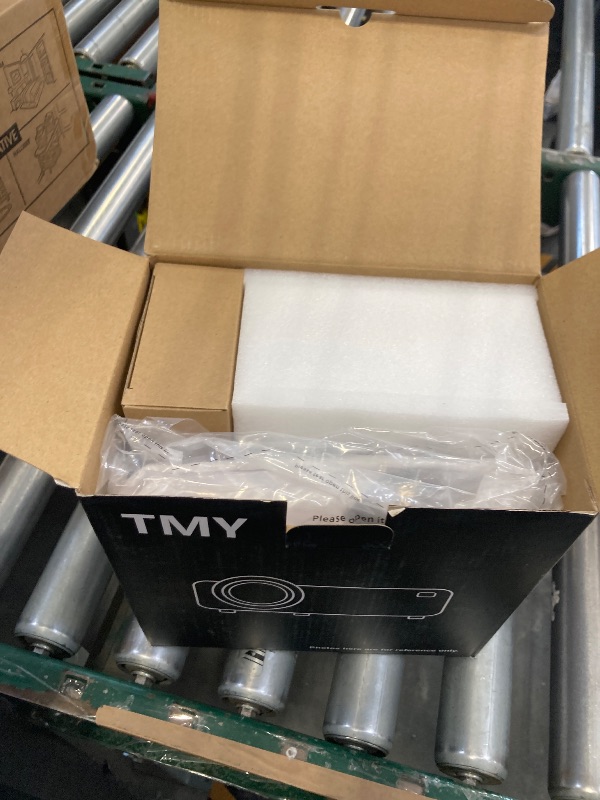 Photo 1 of TMY 1080P Full HD Portable Mini Projector, Upgraded Bluetooth Movie Projector with Screen, Compatible with TV Stick Smartphone/HDMI/USB, Indoor & Outdoor Use