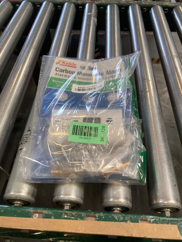 Photo 1 of Kidde Carbon Monoxide Detector, AA Battery Powered CO Alarm with LEDs, Test-Reset Button, Low Battery Indicator, Portable